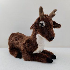 The Hen House Ditz Designs  Laying White Tail Deer Stuffed Animal Plush Toy